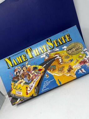 1992 Name That State Board Game Complete Geo Safari
